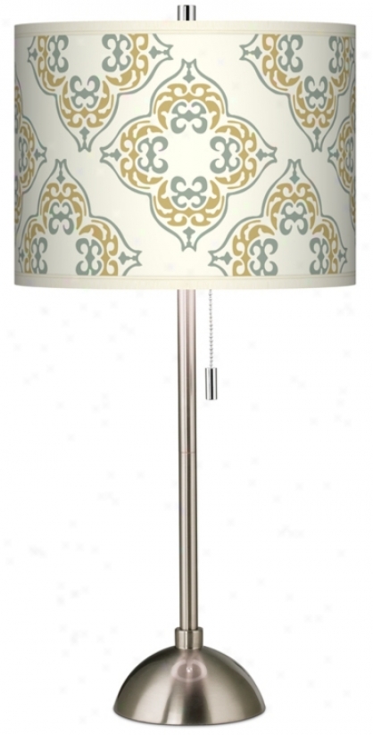 Aster Ivory Giclee Shade Table Lamp (60757-p6042)