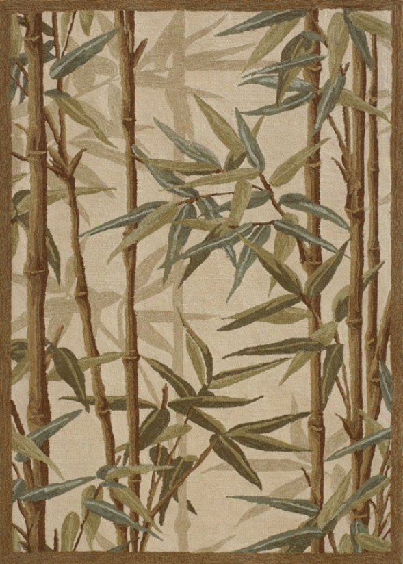 Atrium Bamboo Beige 2' 3"x7' 6" Area Rug (g0106)