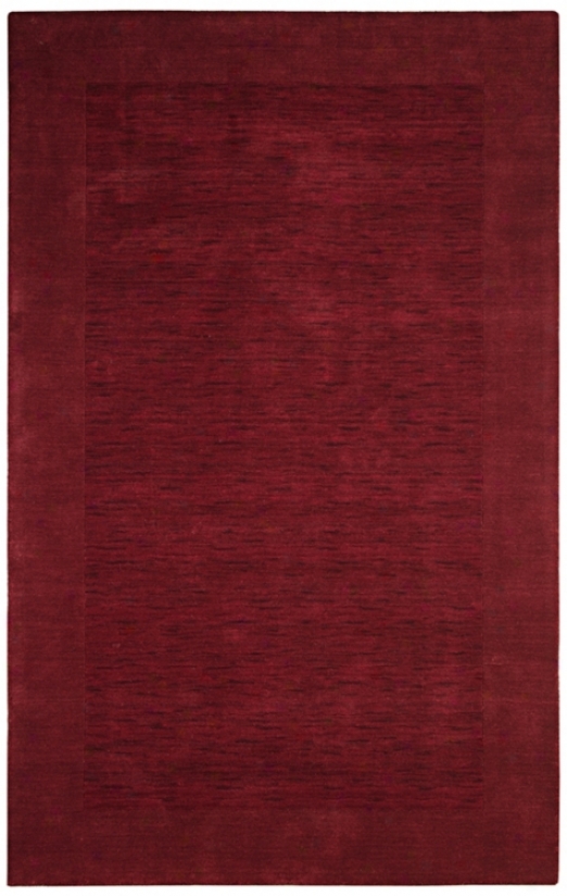 Auckland oCllection Cabernet Red Wool 2'6"x8' Runner (k8235)