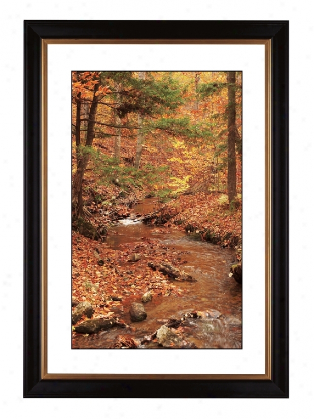 Autumn Rivulet Giclee 41 3/8" High Wall Art (57663-80384)