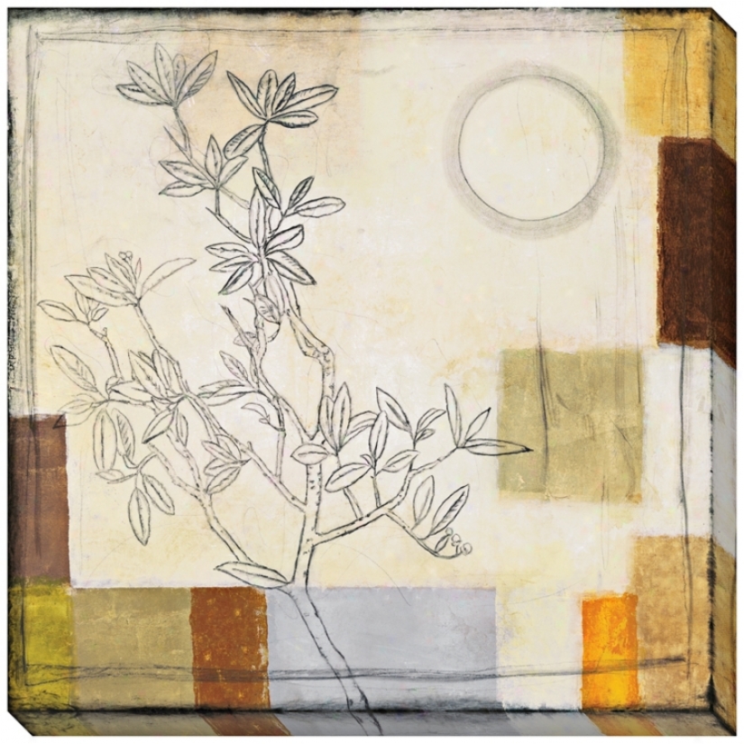 Autumn Moon I Limited Edition Giclse 40" Square Wall Art (l0425)