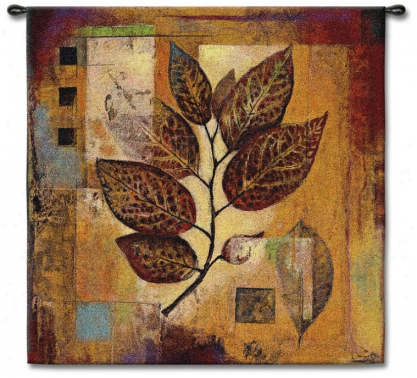 Autumnal Modernity 35" Square Wall Tapestry (j8638)