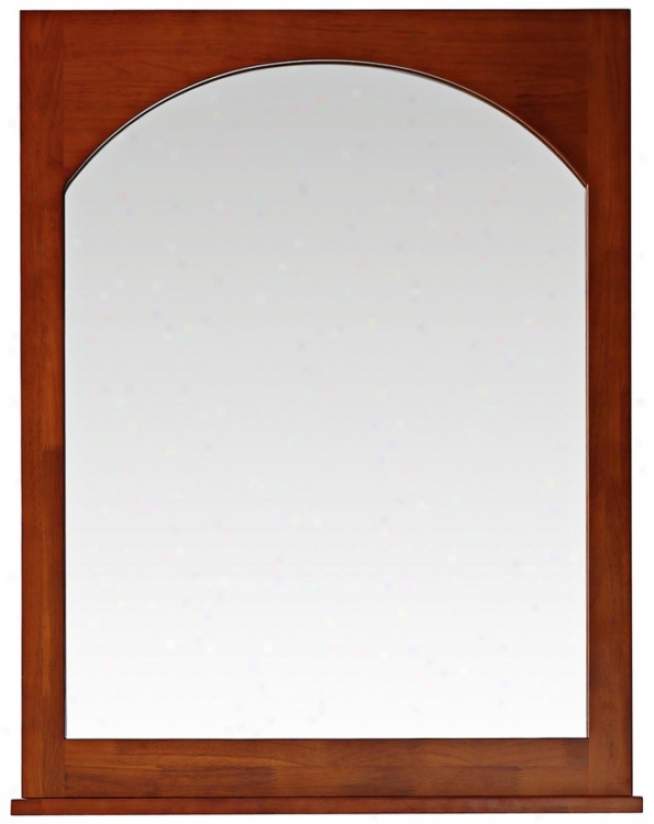 Avanity Kent 28" Wide Chestnut Finish Wall Mirror (v4894)