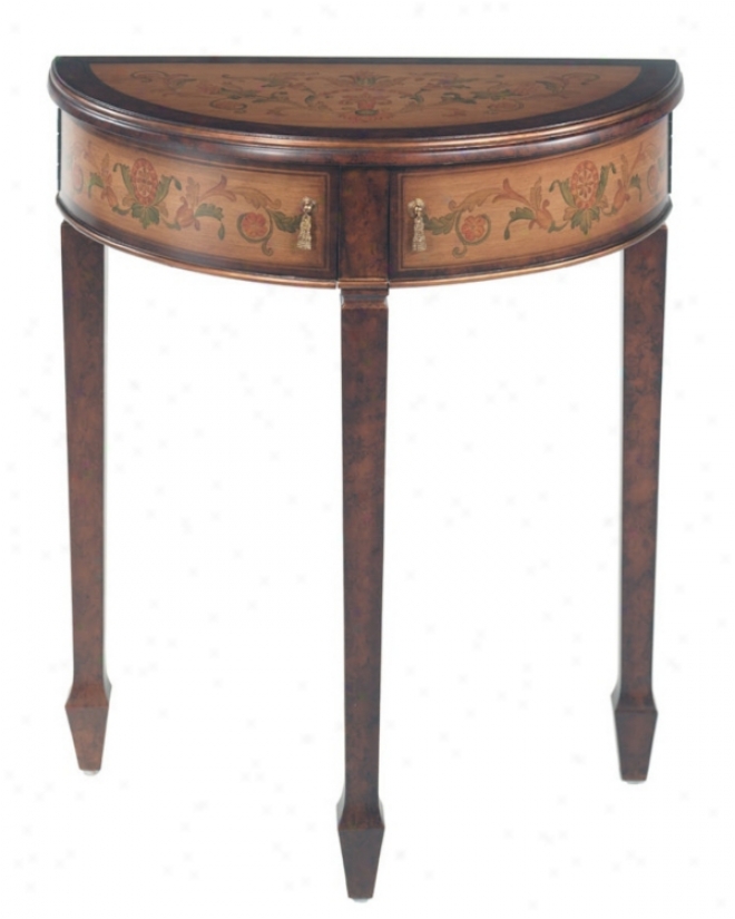 Avignon Demilune End Table (t2225)