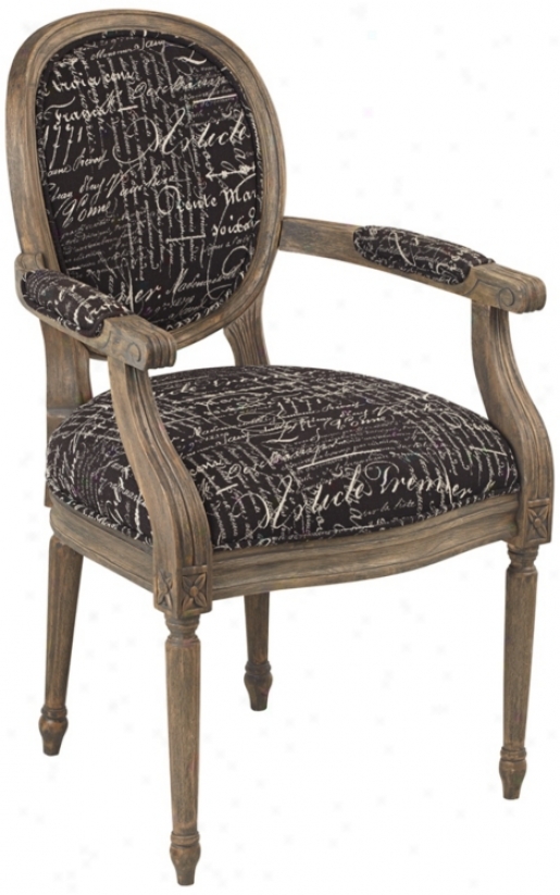 Avril Font Noir Stress  Chair (t6712)