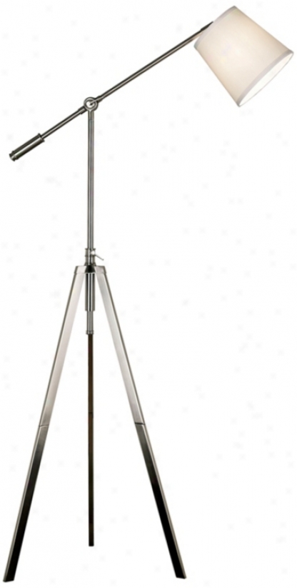 Axel Balance Arm Brushed Nickel Tripod Floor Lamp (h9533)