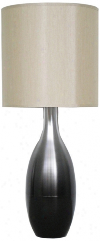 Babette Holland Juggler Smoke Fade Modern Table Lamp (v5276)