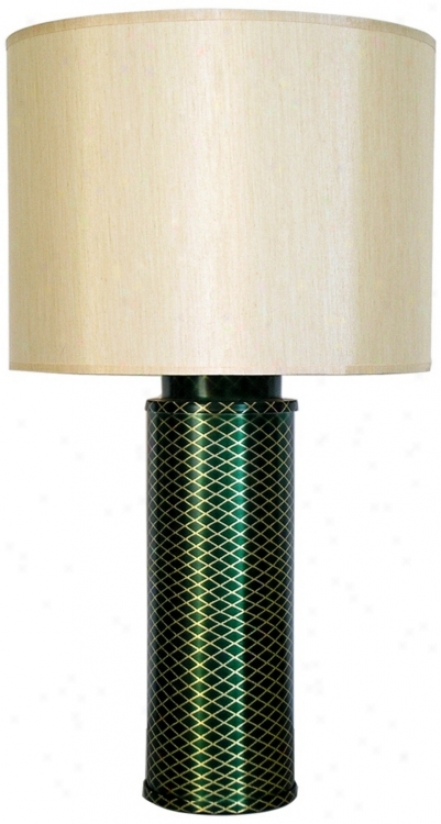 Babette Hooland Matrix Emerald Modern Table Lamp (v5376)