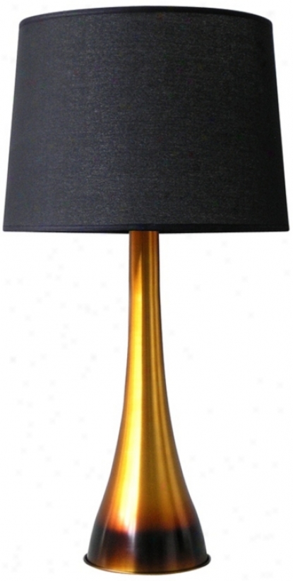 Babette Holland Ostrich Rust Table Lamp (17247)
