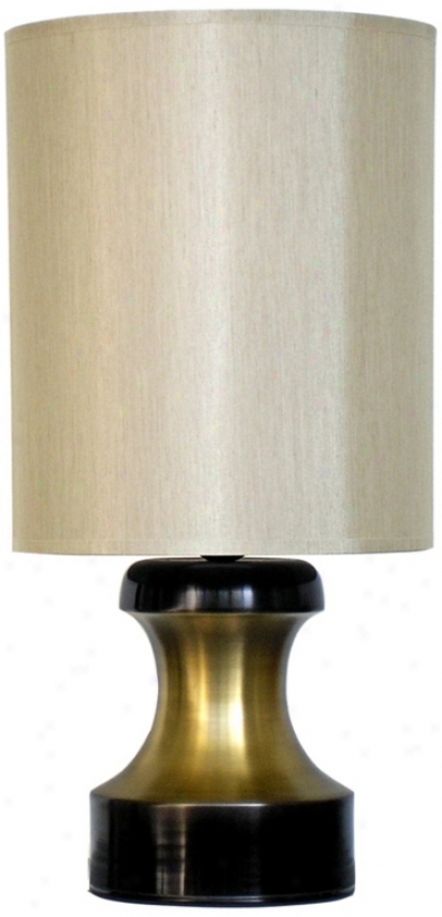 Babette Holland Pawn Two-tone Gold Modern Table Lamp (v5513)