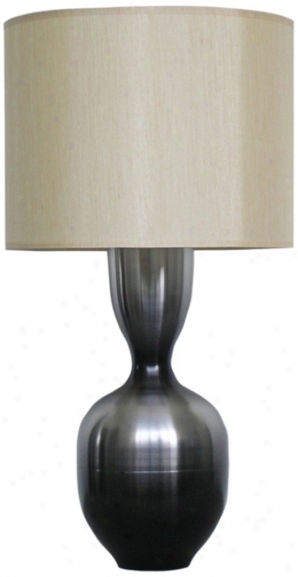 Babette Holland Ruby Smoke Fade Modern Table Lamp (v5250)