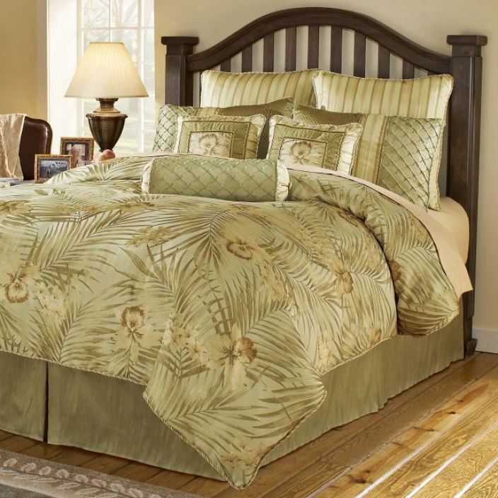 Bahama Green 14-piece King Bed Set (h6122)