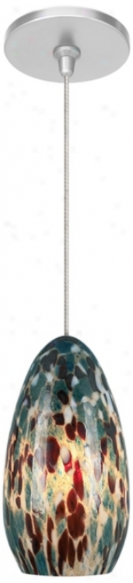 Banja Aquamarine With Satin Nickel Fusion Jac kMini Pendant (m9267-47250)