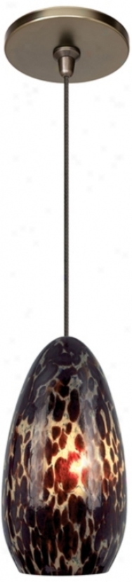 Banja Dark Amber With Bronze Fusion Jack Mini Pendant (m9270-m8561)