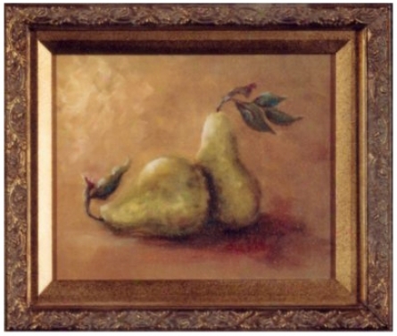 Bartlett Pears Print 10" Wide Wall Art (j4124)