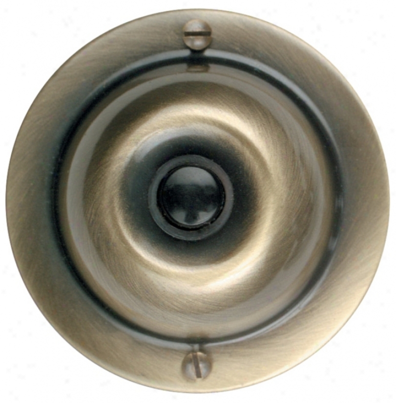 Basic Series Antique Brass 2 1/4" Rotation Doorbell Button (k6288)