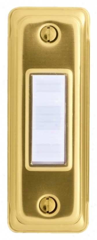 Basic Series Gold Doorbell Button (k6277)