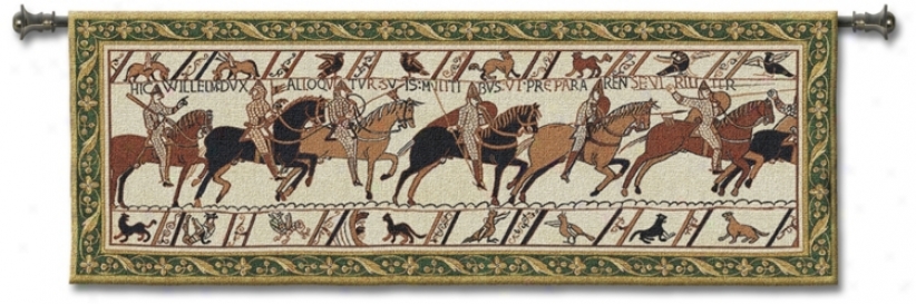 Bayeux 76" Spacious Wall Tapestry (j8667)