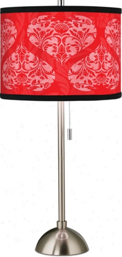 Be My Valentine Giclee Table Lamp (60757-f4781)
