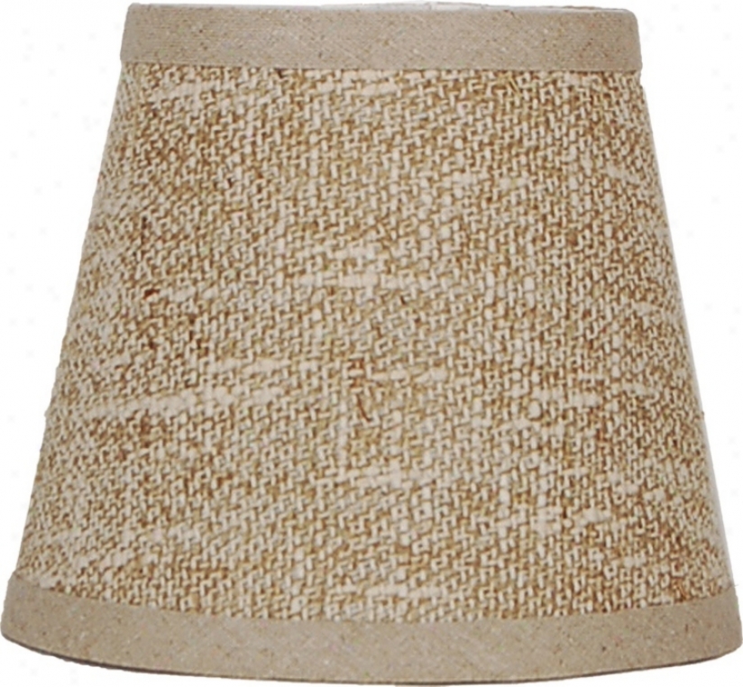 Beige And Cream Weave Shade 8x14x10.25 (s0ider) (k6563)