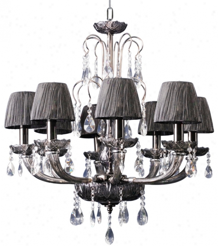 Belgravia 31" Wide Large Black Chandelidr (86334)