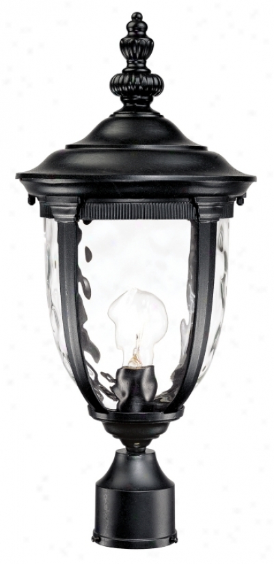 Bellagio&amo;#8482; Collection 21" High Dark Outdoor Post Light (49288)