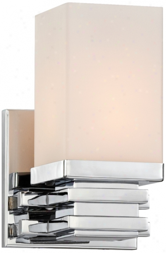 Bennett Collection Chrome 4 1/2" Wide Wall Sconce (u6150)