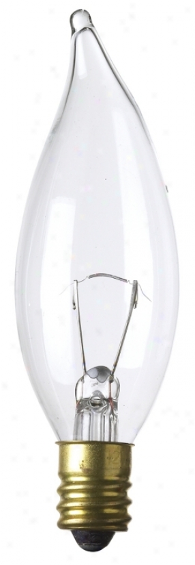 Bent-tip 15 Watt 12 Volt Candelabra Light Bulb (37712)