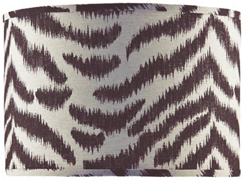 Black And Tan Zebra Shade 16x16x12 (spider) (p4570)