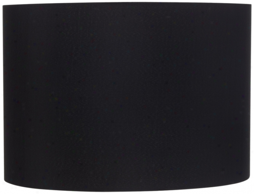 Black Hrdback Drum Shade 16x16x12 (spider) (t2014)