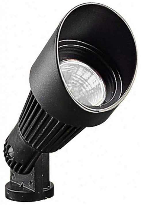 Black Hooded Dejected Voltage Landscape Spot Light (68742)