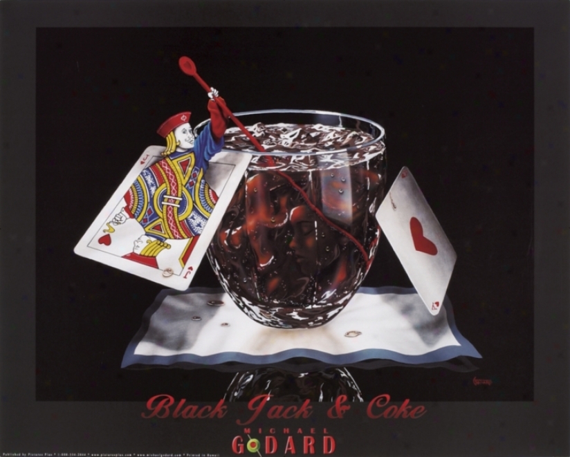 Black Jack And Coke Canvas Transfer Wall Art (51764)