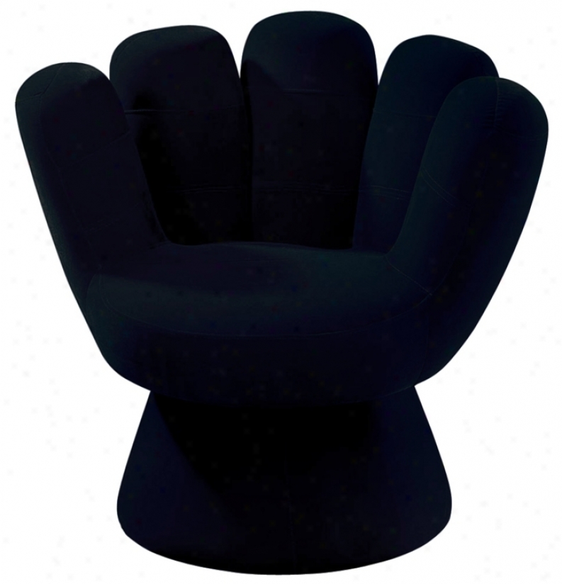 Black Mitt Chair (f4038)