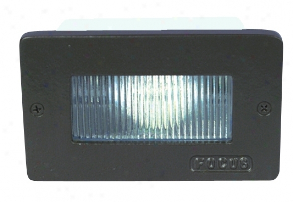 Black Stair Step Light With Spread Lens (66726)