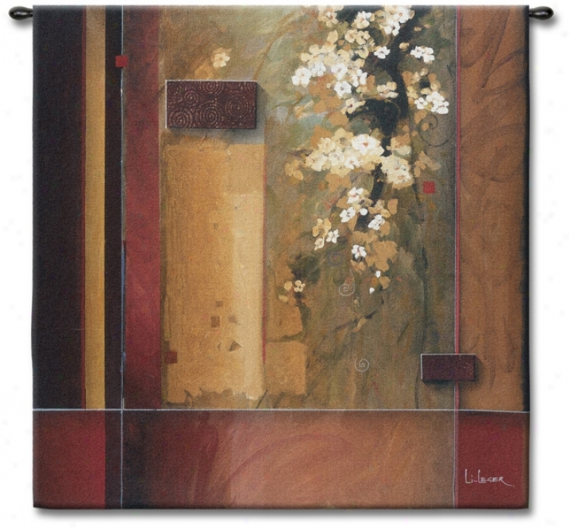 Blossoms In Blook 35" Square Wall Tapestry (j8724)