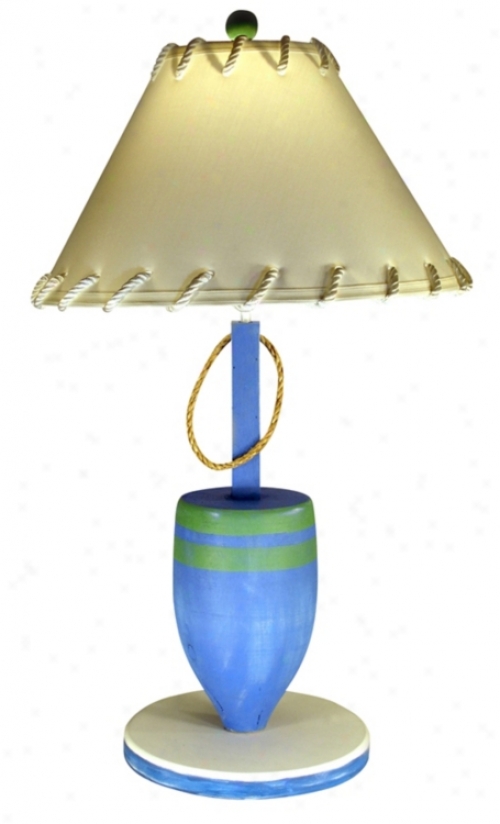 Blue Buoy Nautical Table Lamp (61426)