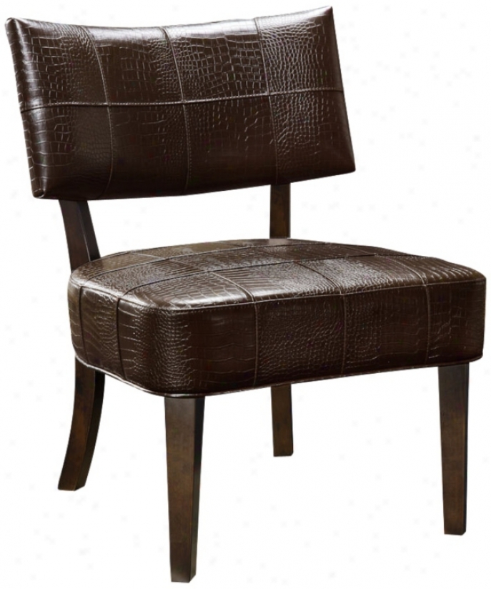 Bonded Leather Palomo Slipper Chair (t3363)