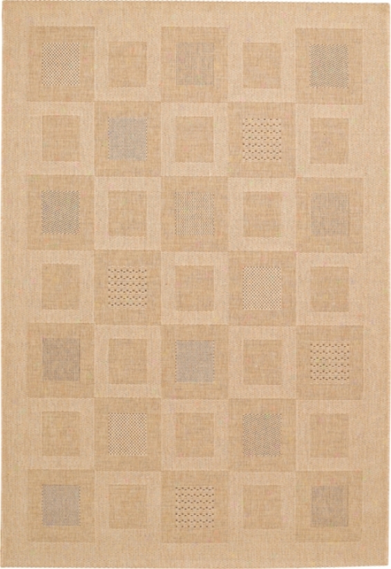 Boreas Blocks Wheat Indoor-outdoor Area Rug (f9535)