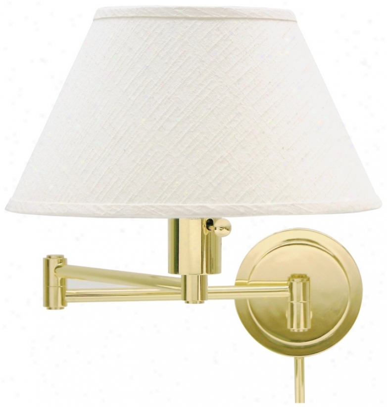 Assurance Round Backplate Plug-in Swing Inlet  Wall Lamp (65477)