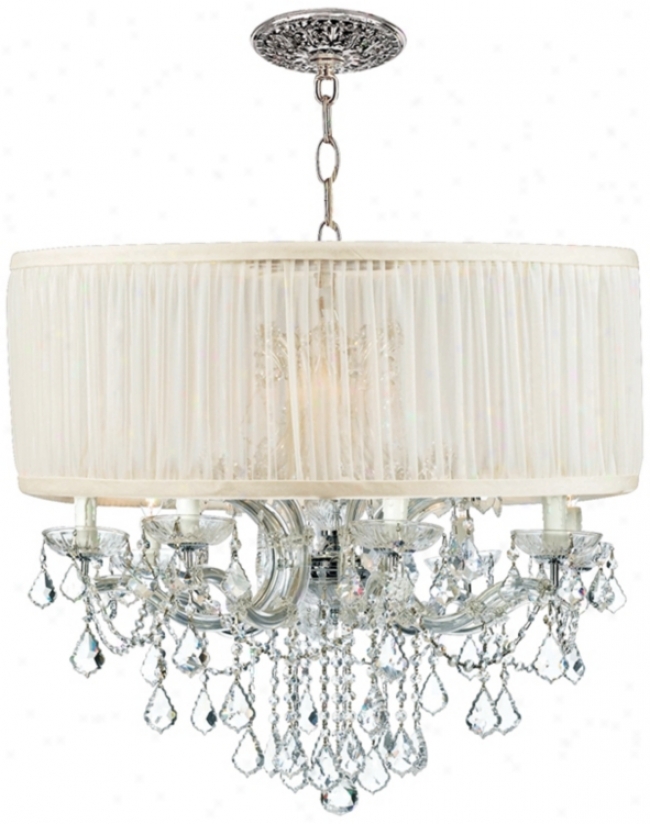 Brentwood Collection Chrome 12-light Crystal Chandelier (k4938)