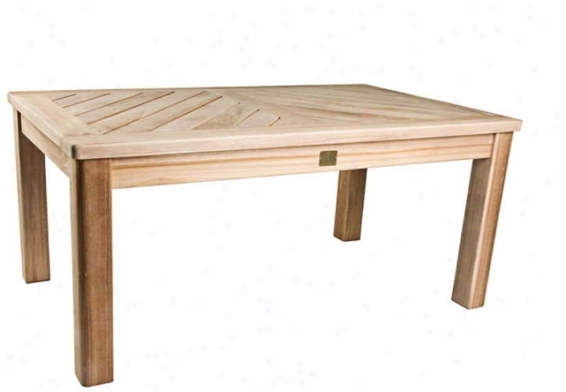 Bristol Teak Wood Outdoor Occasional Coffee Table (u1311)