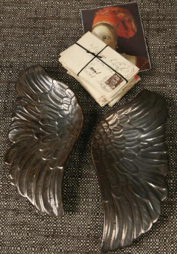 Bronze Pair Of Wings (n2236)