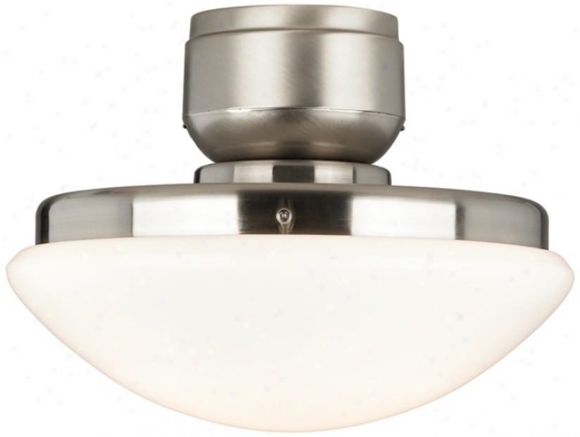 Brushed Nickel Pull-chain Cfl Ceiling Fan Light Kit (m2561)