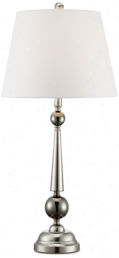 Brushed Harden Taper Column Table Lamp (n5470)