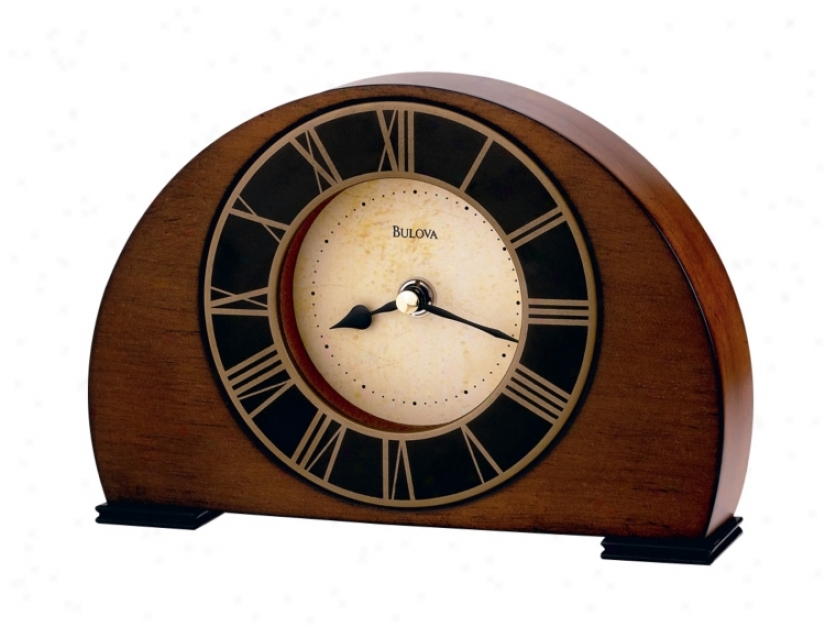 Bulova Tremont 8 1/4&quoy; Wide Tabletop Clock (73611)