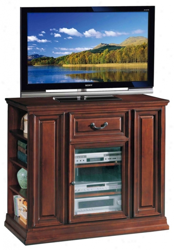 Burnished Cherry 42" Wide Television Console (m9372)