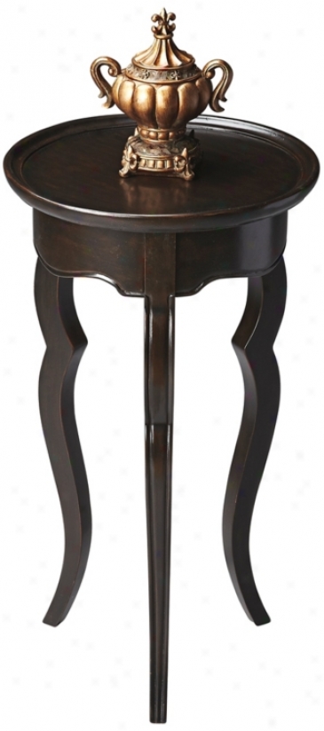 Butler Loft Rubbed Blak All over Accent Table (u7785)