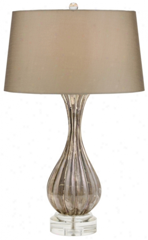 Cagney Shimmer Glass Table Lamp (f1714)