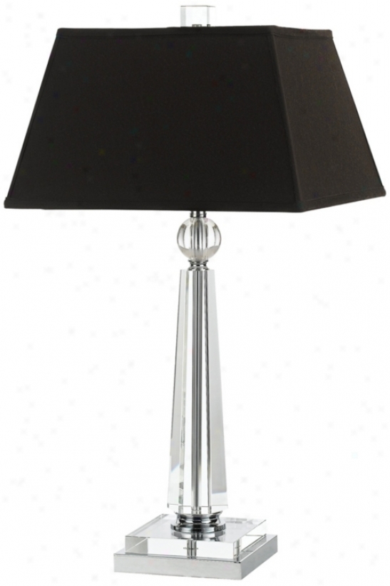 Candice Olson Cluny With Black Shade Table Lamp (v9748)