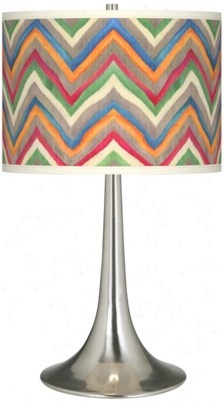 Canyon Waves Giclee Trumpet Table Lamp (r1676-w4749)